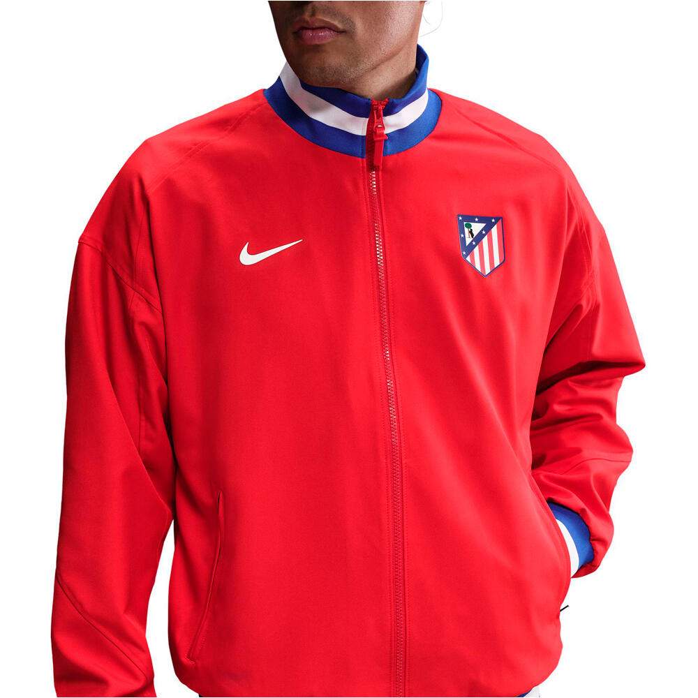 Nike chubasqueros y chaquetones entrenamiento fútbol AT.MADRID 25 MNK DF STRK ANTHM JKT vista detalle