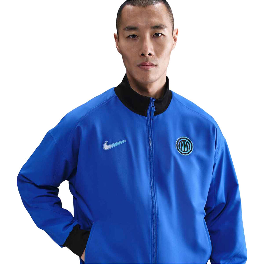 Nike chubasqueros y chaquetones entrenamiento fútbol INTER 25 MNK DF STRK ANTHM JKT vista detalle