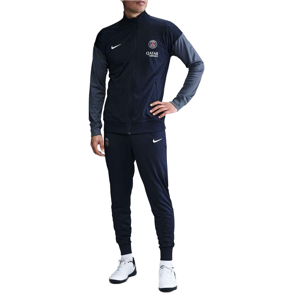 Nike chubasqueros y chaquetones entrenamiento fútbol PSG 25 M NK DF STRK TRK SUIT K vista frontal