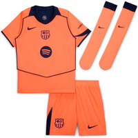 Nike equipación fútbol niño BARCELONA 26 LK NK DF KIT STAD 3R 07