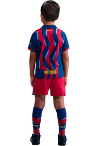 Nike equipación fútbol niño BARCELONA 26 LK NK DF KIT STAD 4R vista trasera