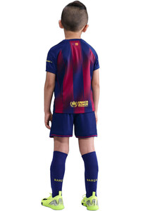 Nike equipación fútbol niño BARCELONA 26 LK NK DF KIT STAD HM vista trasera