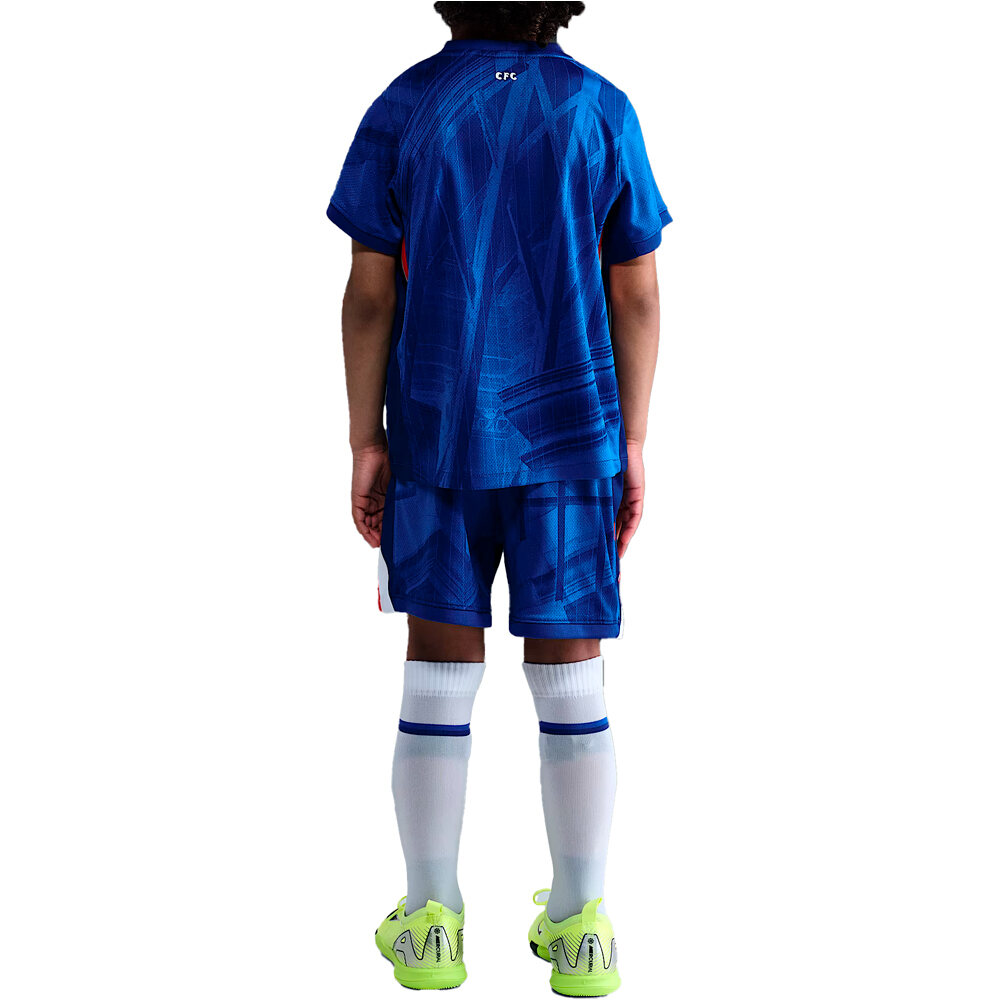 Nike equipación fútbol niño CHELSEA 25 LK NK DF KIT STAD HM vista trasera