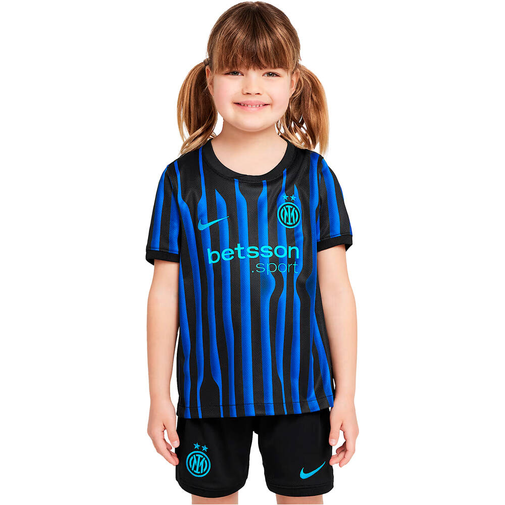 Nike equipación fútbol niño INTER 25 LK NK DF KIT STAD HM vista detalle