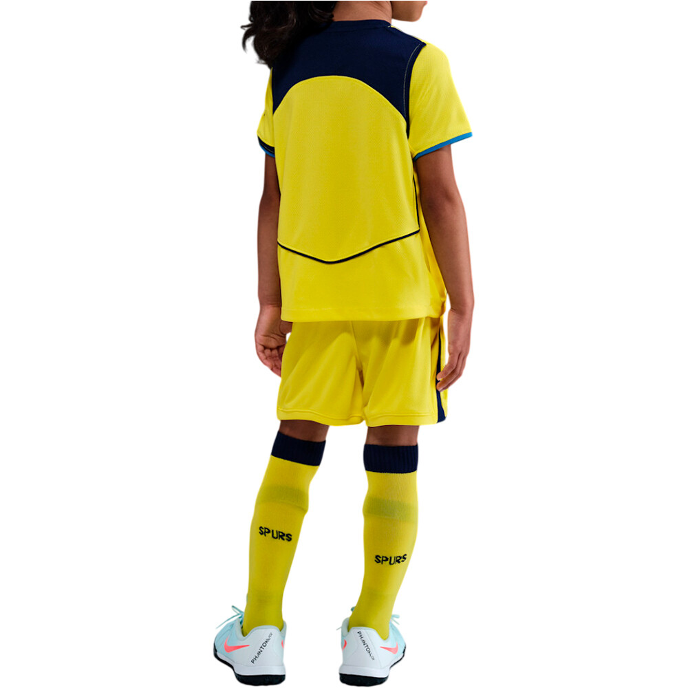 Nike equipación fútbol niño THFC LK NK DF KIT STAD 3R vista trasera