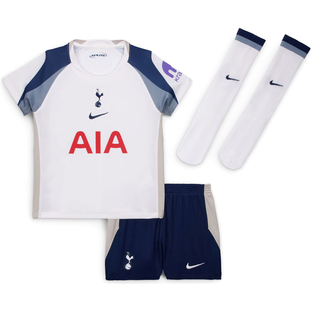 Nike equipación fútbol niño TOTTENHAM 25 LK NK DF KIT STAD HM 07