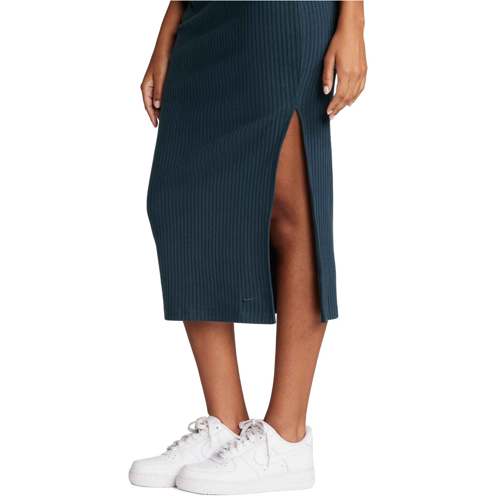 Nike faldas mujer W NSW NK CHLL KNT RIB MD SKIRT vista detalle