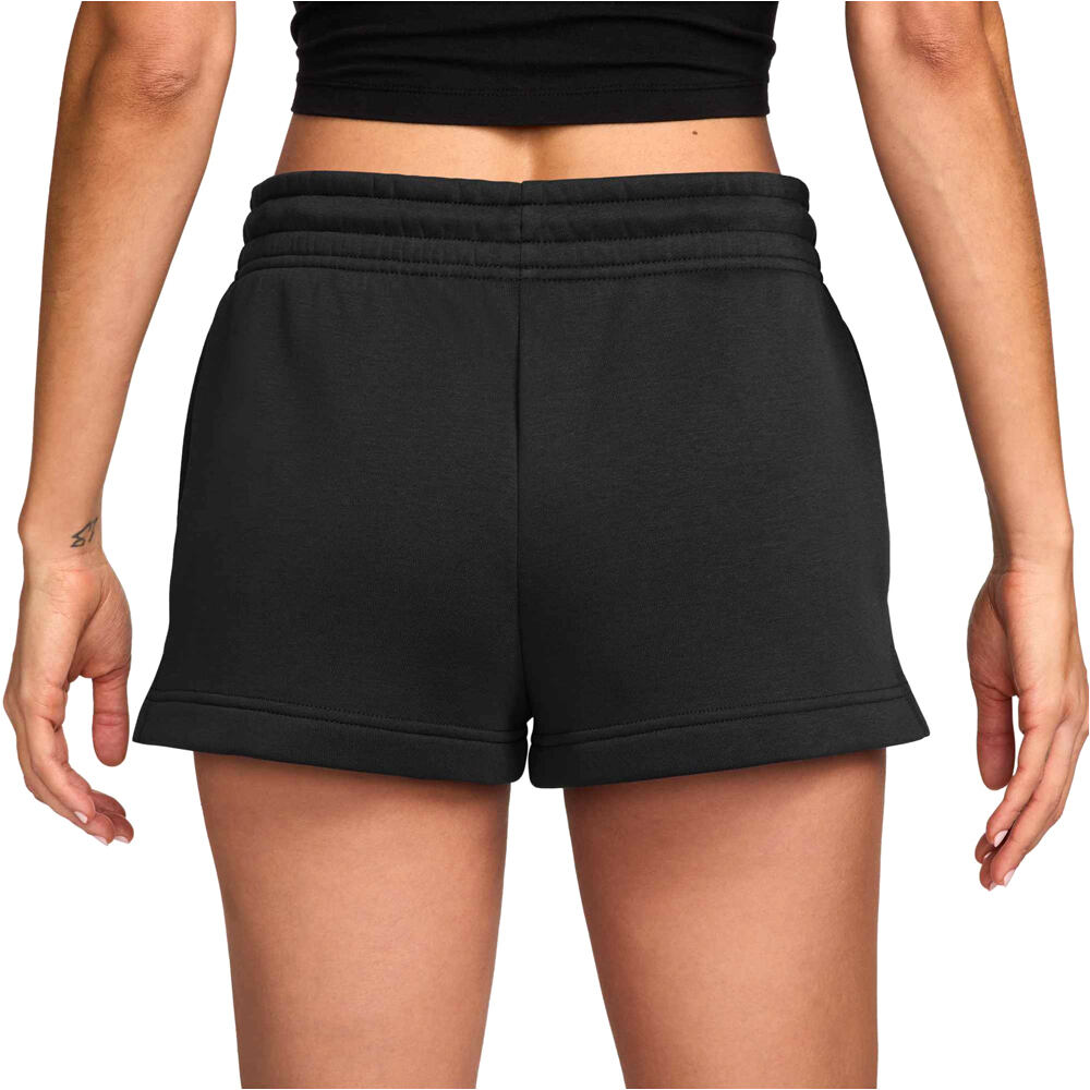 Nike Malla Corta Mujer W NSW PHNX FLC MR STD SHORT vista trasera