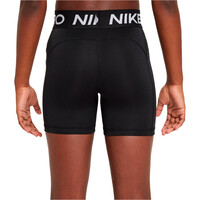 Nike malla corta niña G NP DF 3IN SHORT vista trasera