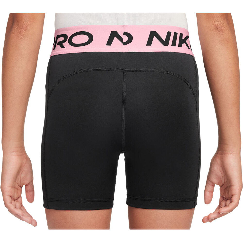 Nike malla corta niña G NP DF 3IN SHORT vista trasera