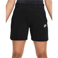 Nike malla corta niña G NSW CLUB FT 5IN SHORT LBR vista frontal
