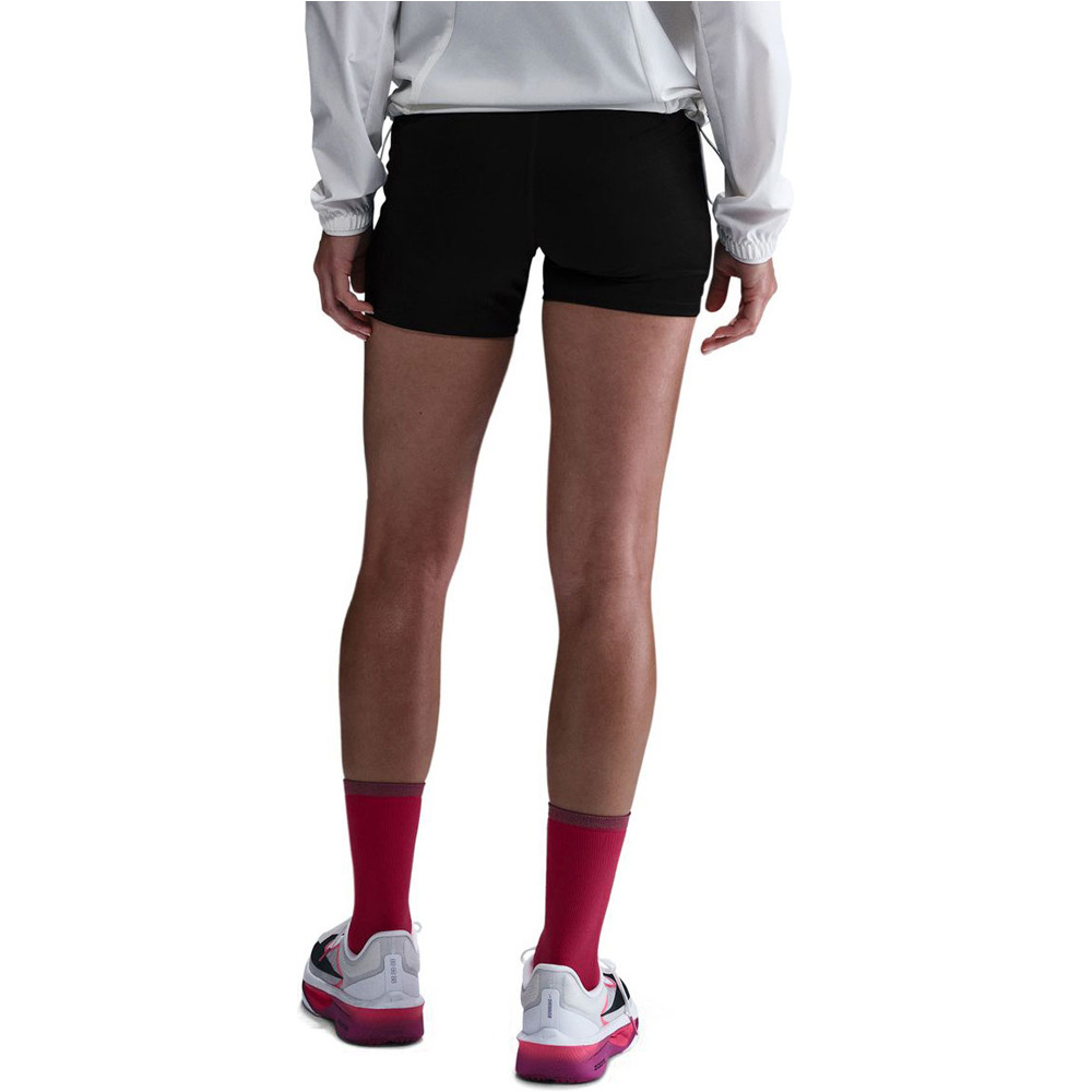 Nike malla corta running mujer W NK DF SWIFT HR 4IN SHORT vista trasera