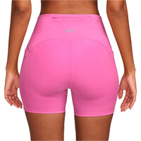 Nike malla corta running mujer W NK DF SWIFT HR 4IN SHORT vista trasera