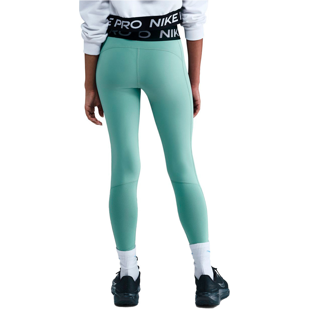 Nike malla larga niña G NP DF TIGHT OP vista trasera