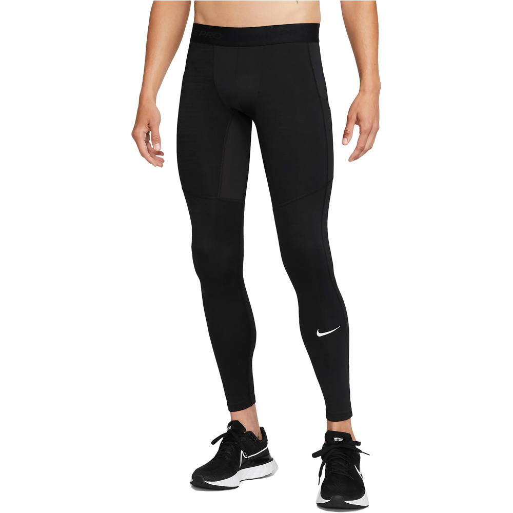 Nike malla larga running hombre M NP WARM TGHT vista frontal