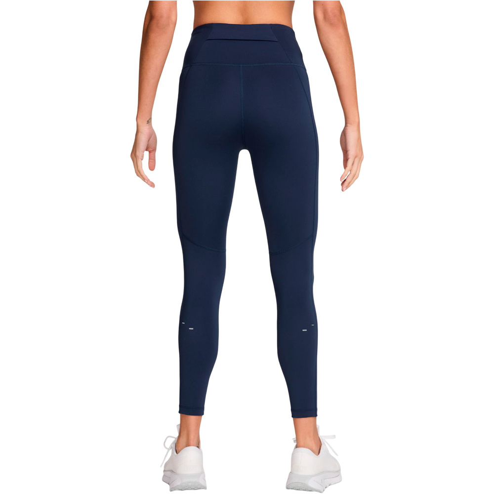 Nike malla larga running mujer W NK DF TEMPO HR 7/8 TGHT vista trasera