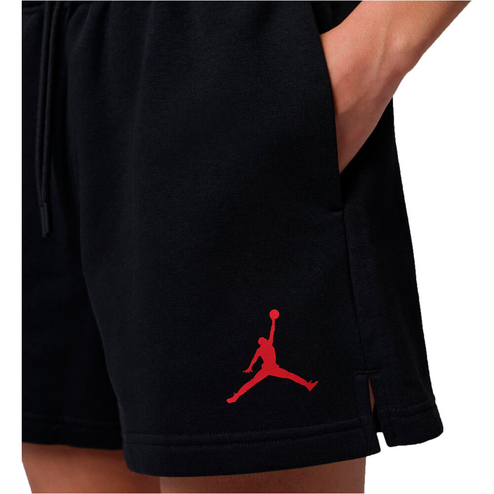 Nike pantalón baloncesto W J JUMPMAN FLC SHORT 2 vista detalle