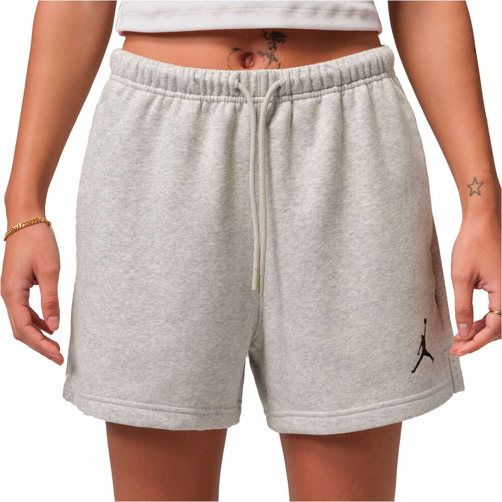 Nike pantalón baloncesto W J JUMPMAN FLC SHORT 2 vista detalle