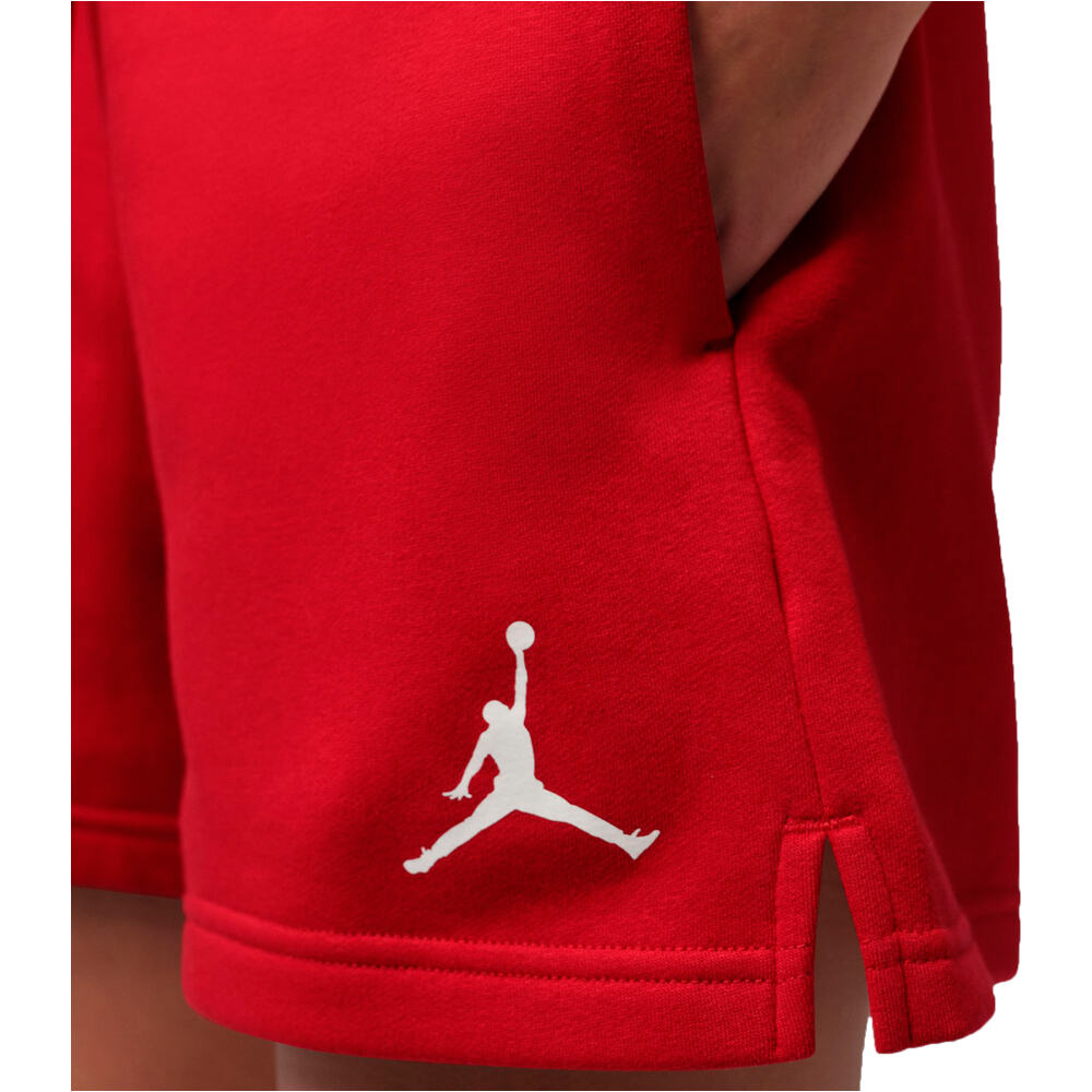 Nike pantalón baloncesto W J JUMPMAN FLC SHORT 2 vista detalle