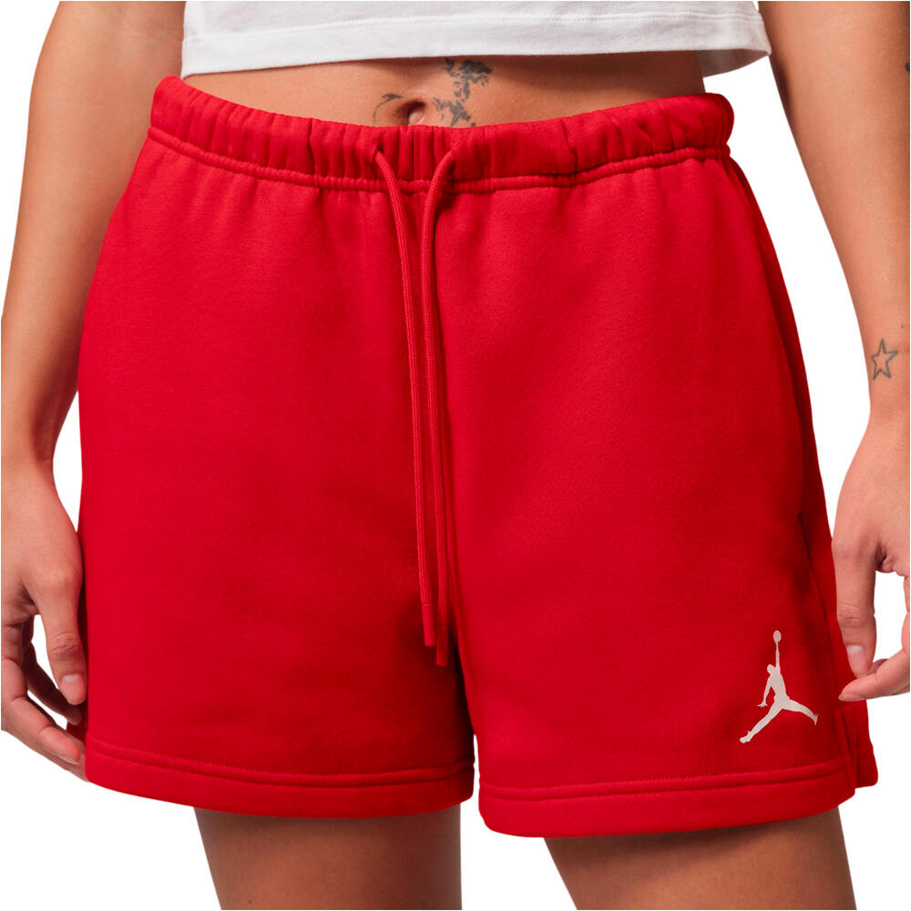 Nike pantalón baloncesto W J JUMPMAN FLC SHORT 2 vista frontal