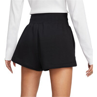 Nike pantalón corto deporte mujer W NSW PHNX FLC HR SHORT vista trasera