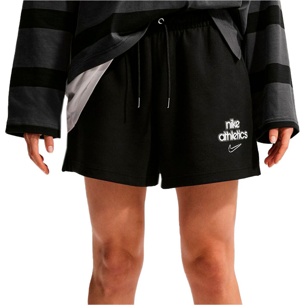 Nike pantalón mujer W NK FLC BF SHRT GLS vista frontal