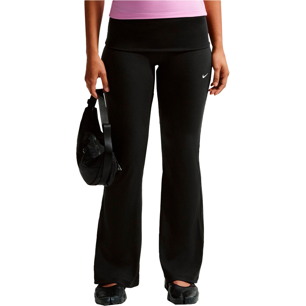 Nike pantalón mujer W NSW CHILL KNIT RIB PANT vista frontal