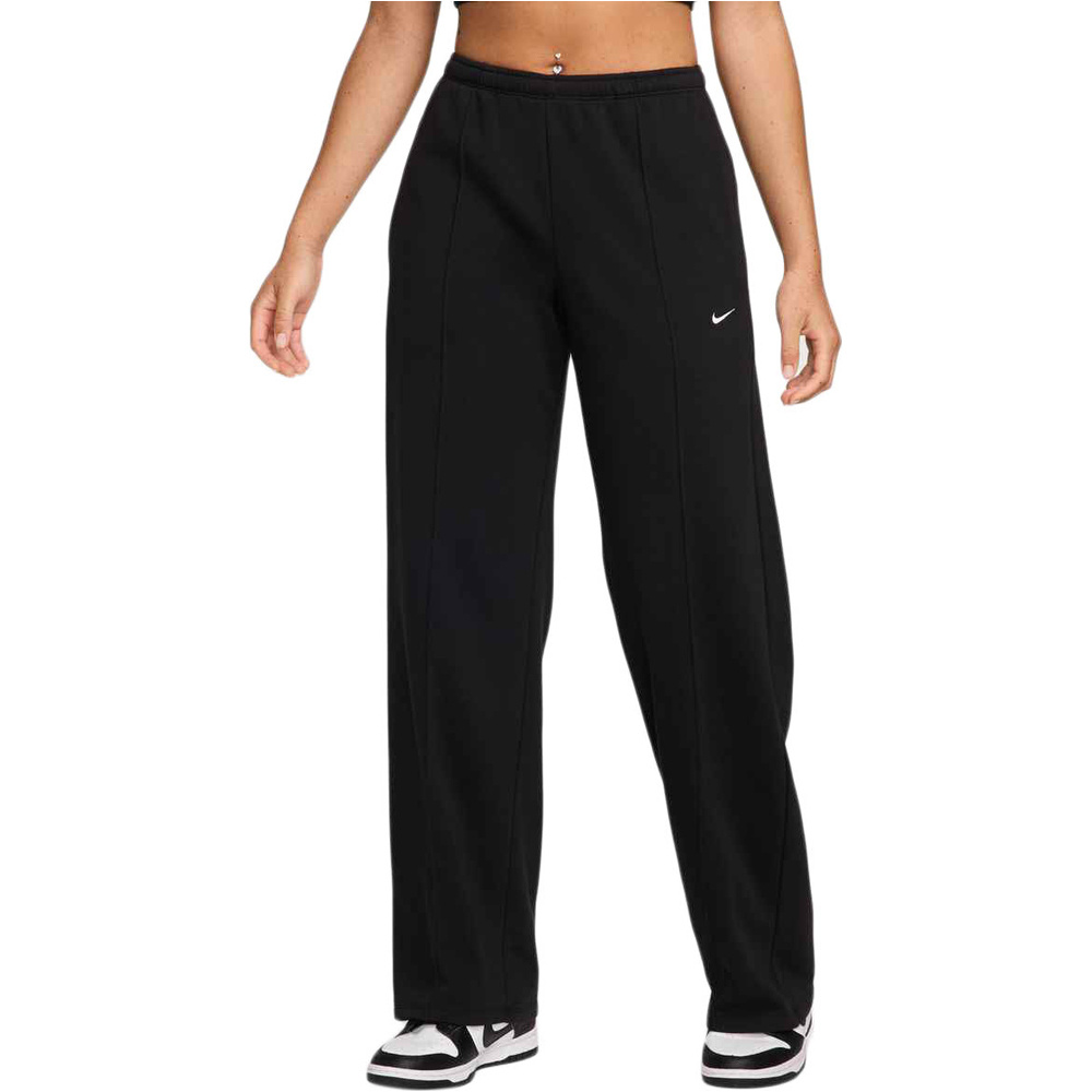 Nike pantalón mujer W NSW NK CHLL FT MR OH SWTPNT vista frontal