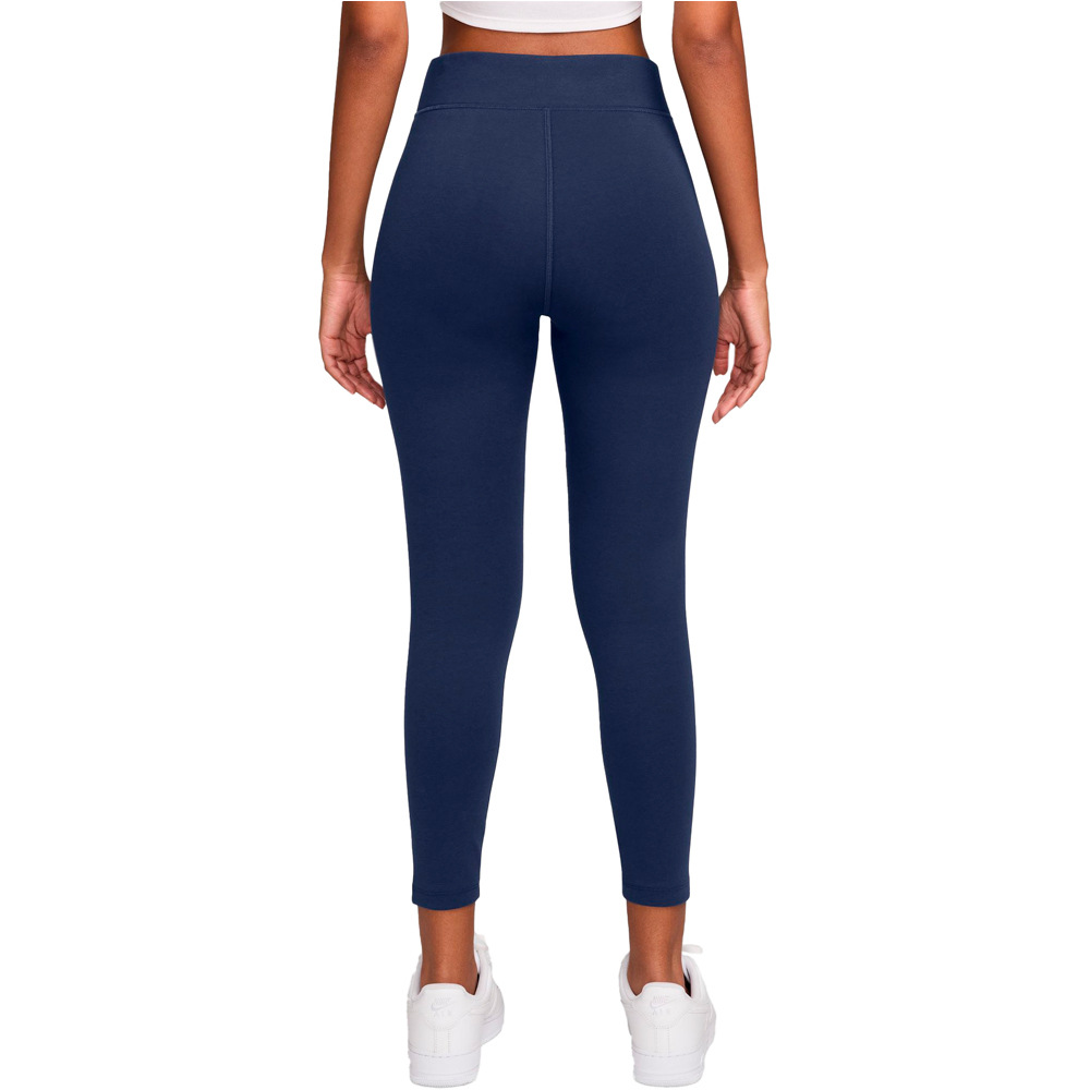 Nike pantalón mujer W NSW NK CLSC HR 7/8 TIGHT LBR vista trasera