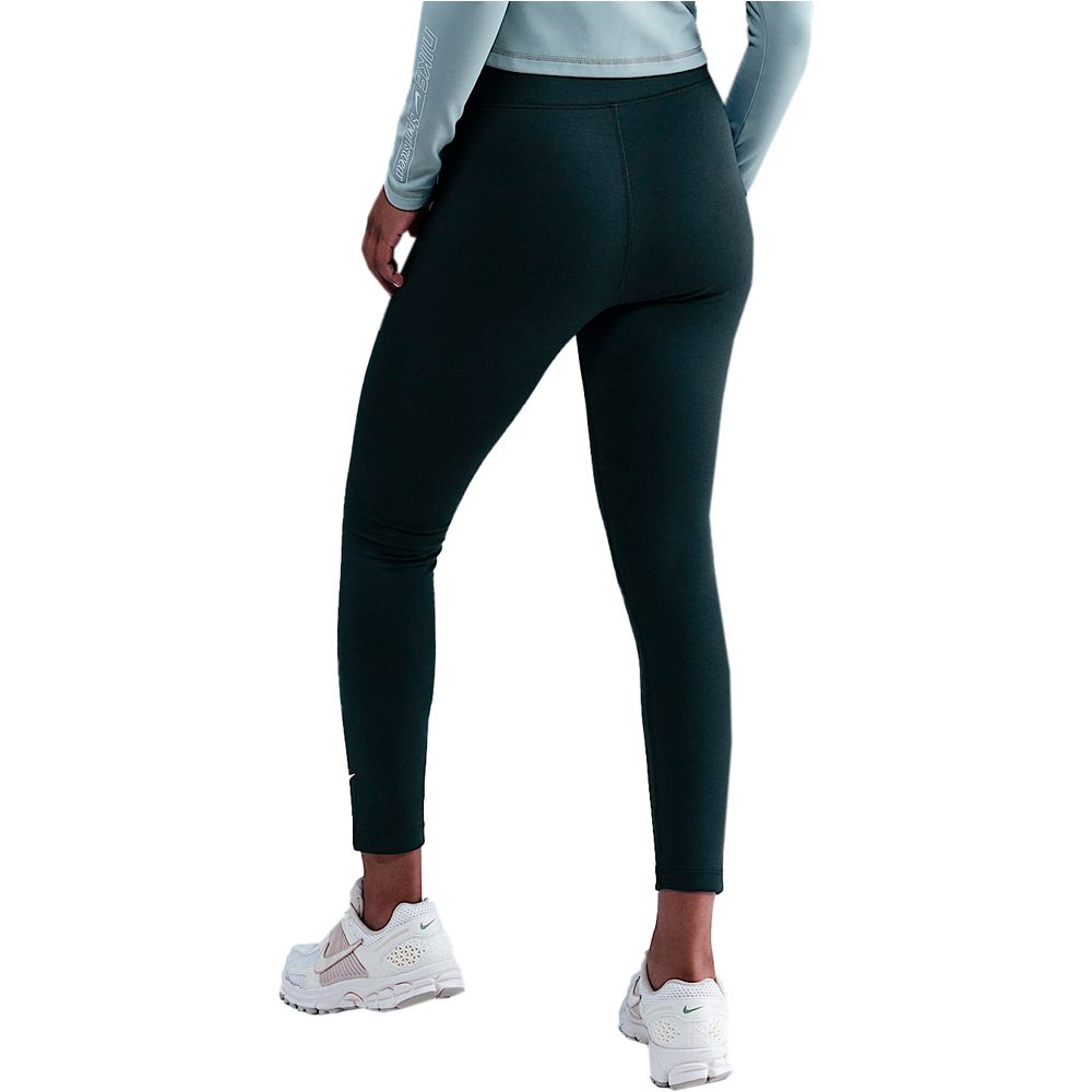 Nike pantalón mujer W NSW NK CLSC HR 7/8 TIGHT LBR vista trasera