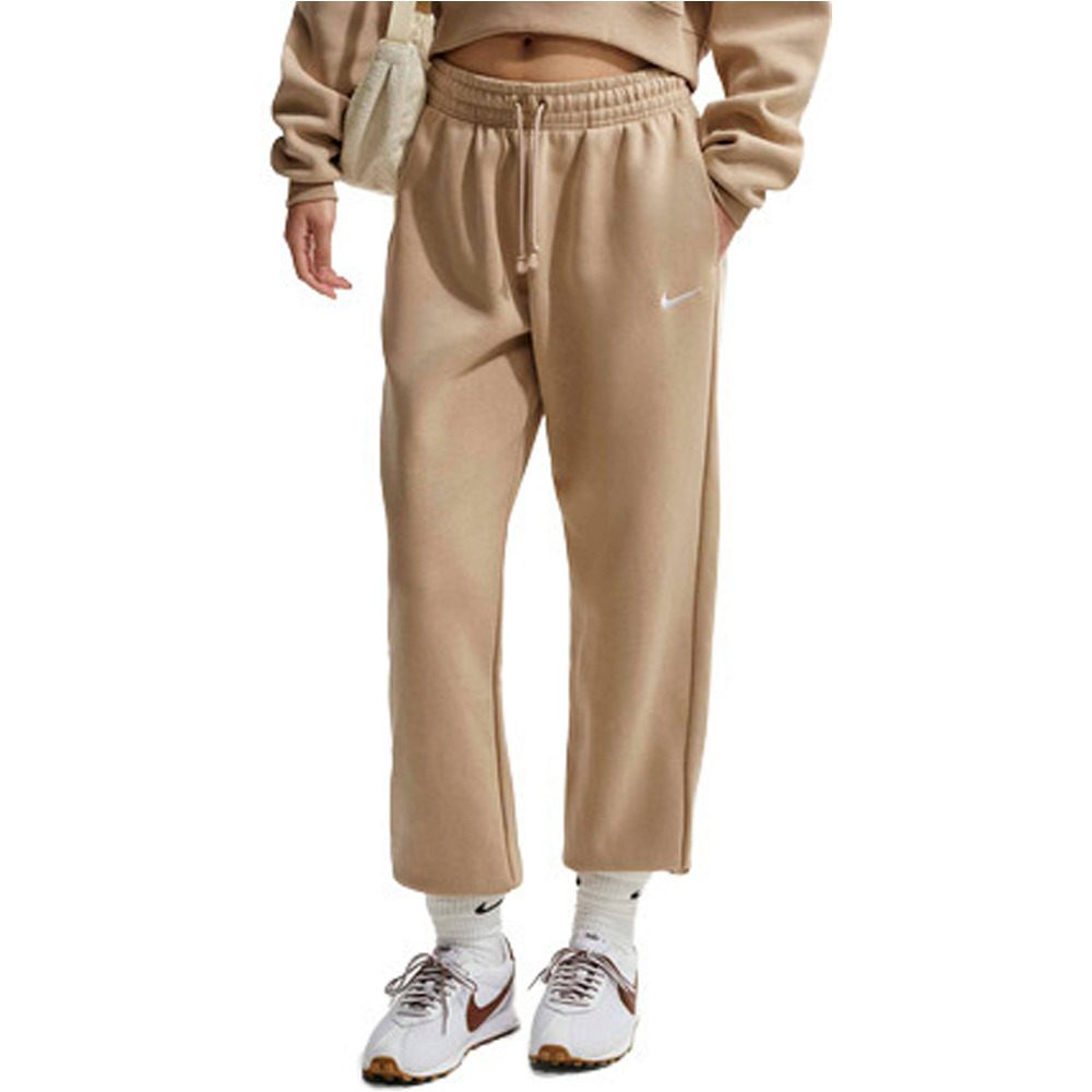 Nike pantalón mujer W NSW PHNX FLC HR OS PANT 2 vista frontal