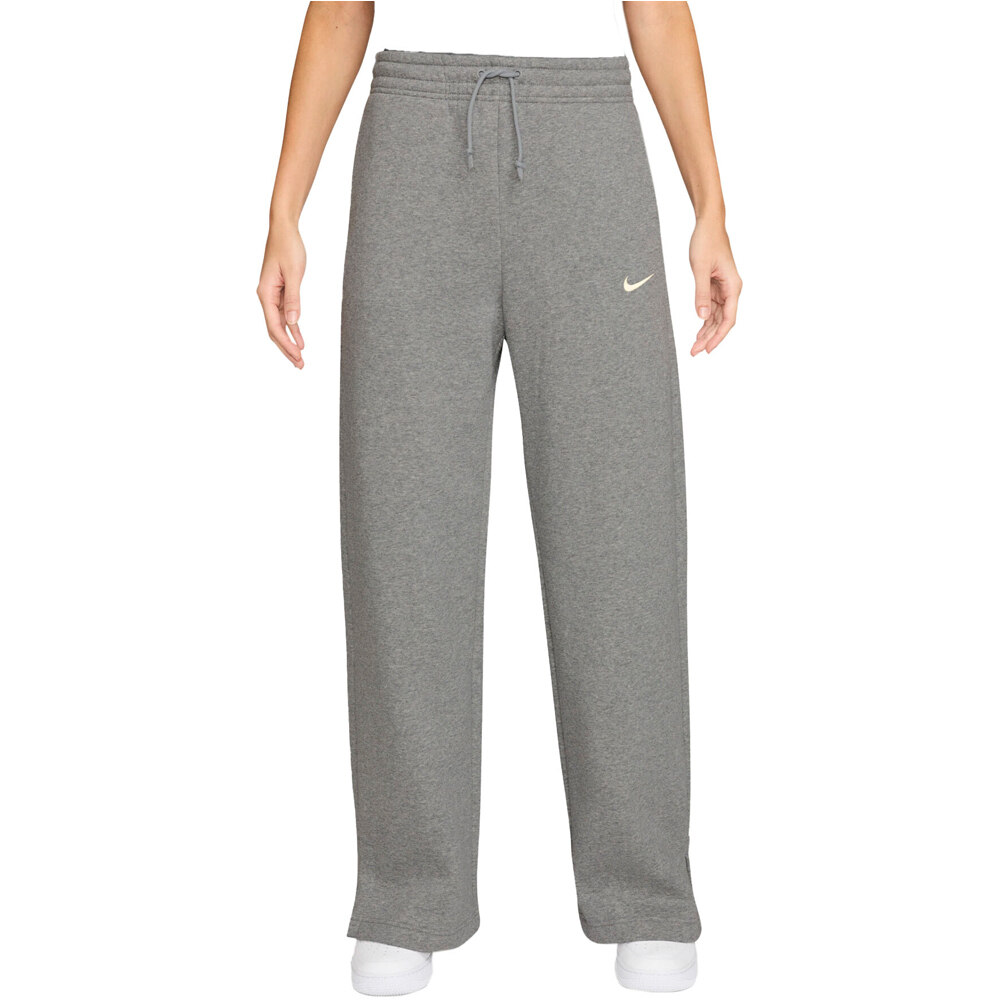 Nike pantalón mujer W NSW PHNX FLC HR PANT WIDE 2 vista frontal