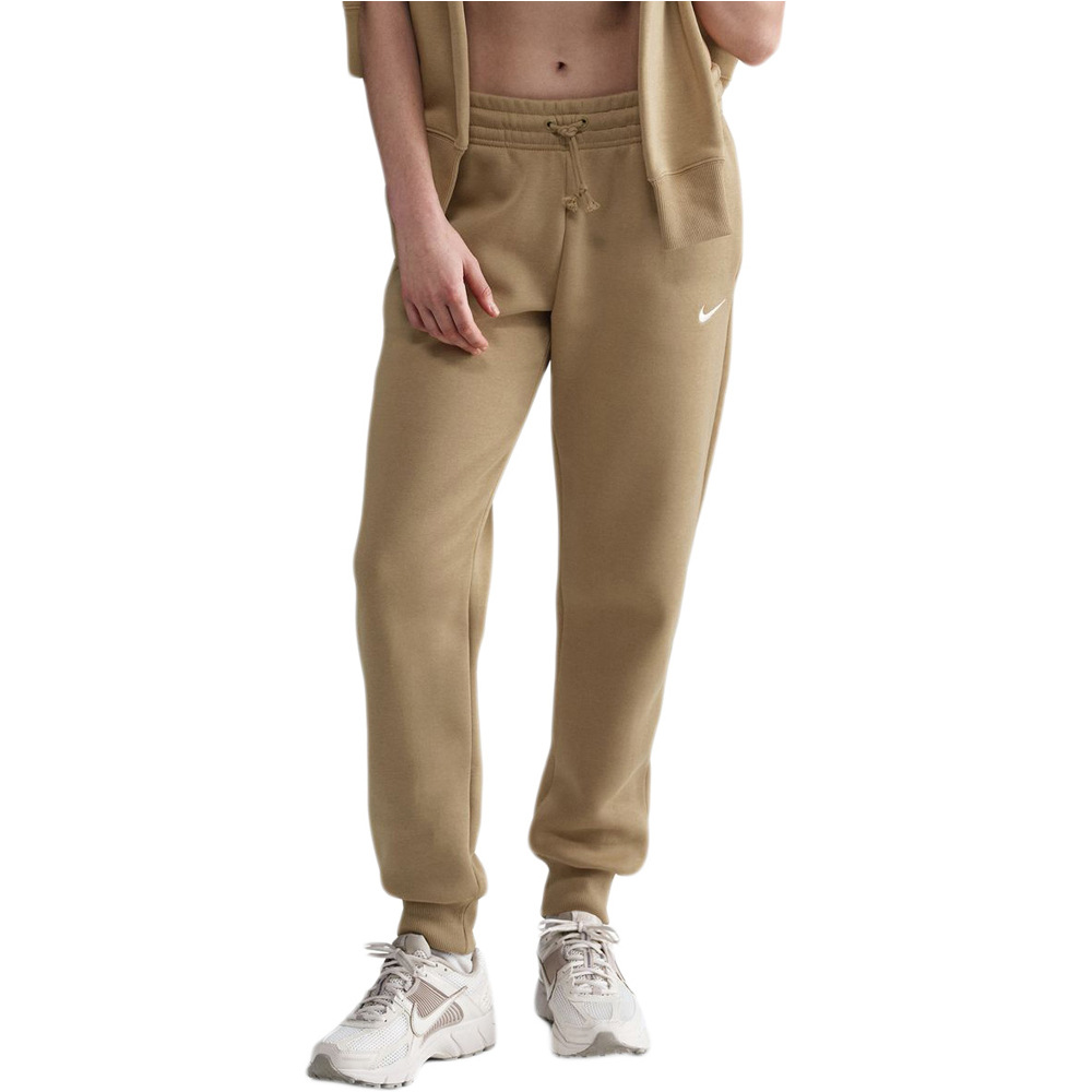 Nike pantalón mujer W NSW PHNX FLC MR PANT STD vista frontal