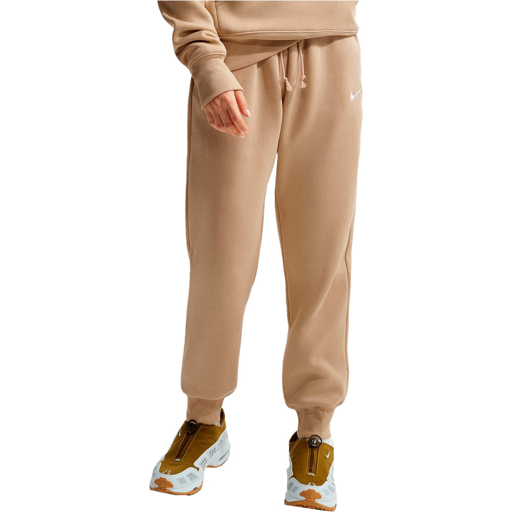 Nike pantalón mujer W NSW PHNX FLC MR PANT STD vista frontal