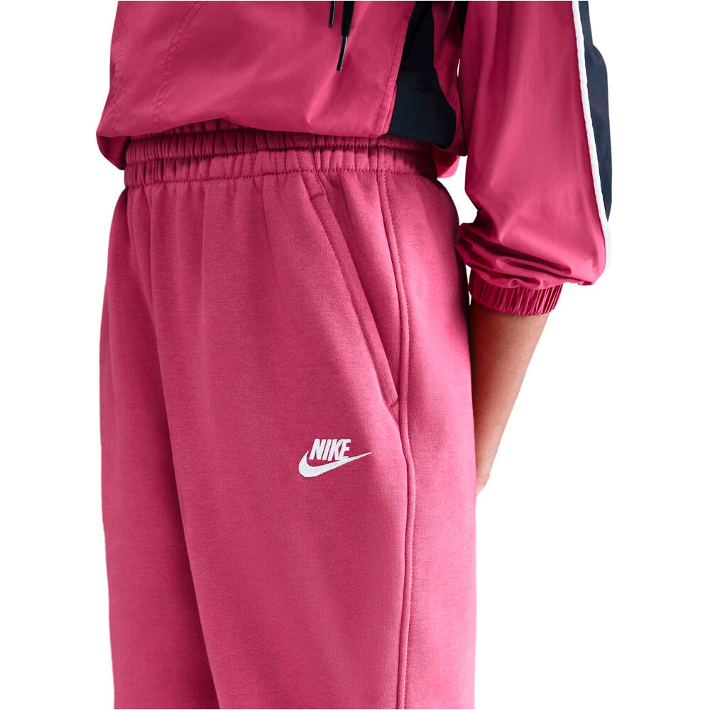 Nike pantalón niña G NSW CLUB FLC LOOSE PANT LBR vista detalle