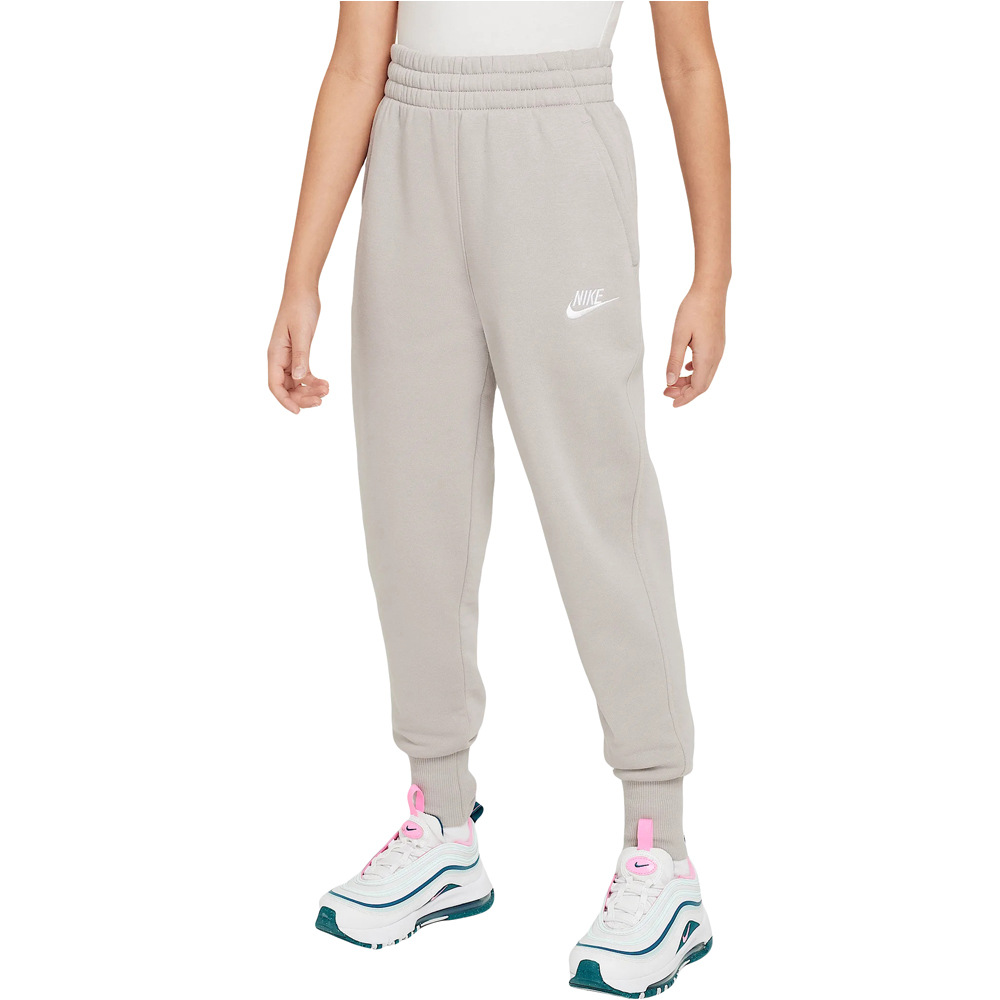 Nike pantalón niña (senior) G NSW CLUB FLC HR FTD PNT LBR vista frontal