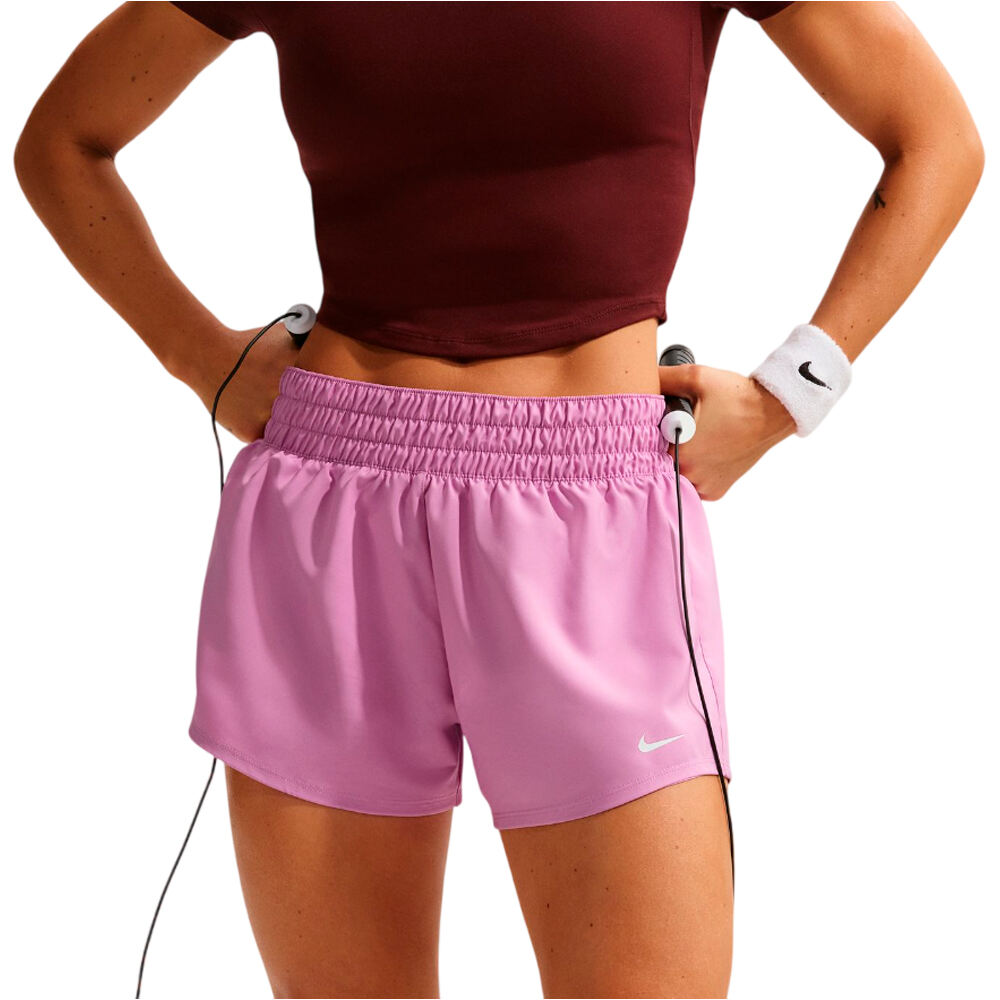 Nike pantalón running mujer W NK ONE DF MR 3IN BR SHORT 04