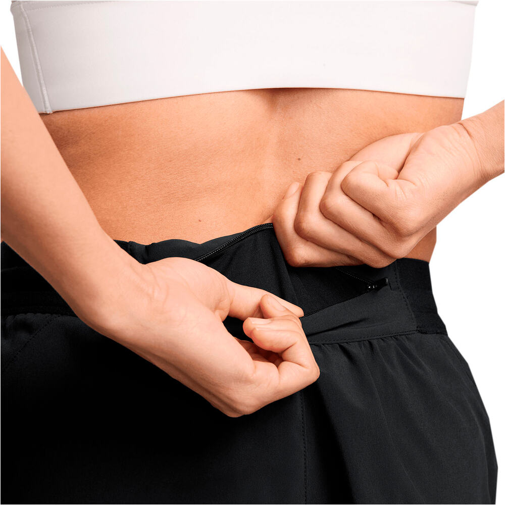 Nike pantalón running mujer W NK SWIFT DF MR 2N1 SHRT vista detalle