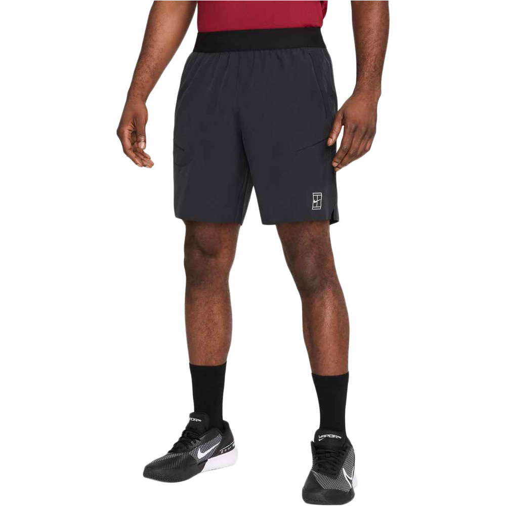 Nike pantalón tenis hombre M NKCT DF ADVTG 8IN SHORT vista detalle