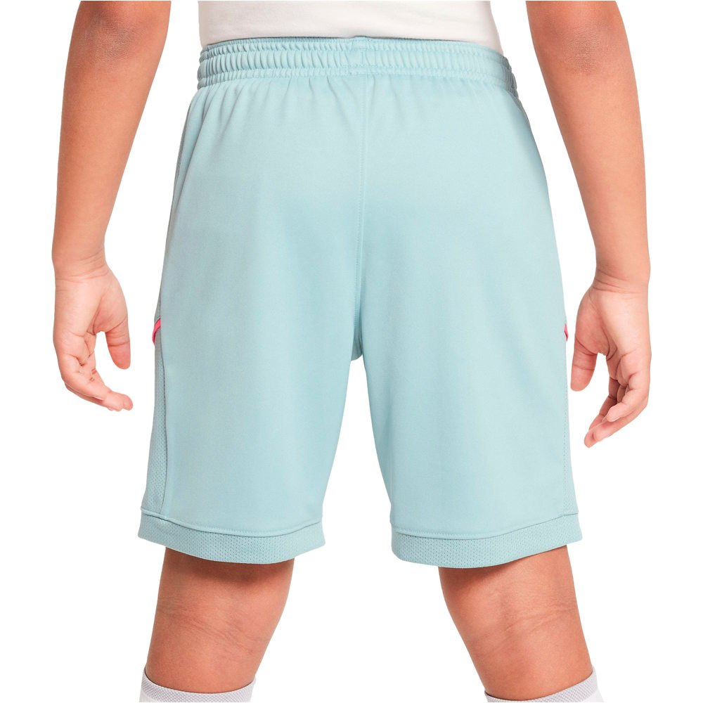 Nike pantalones cortos futbol niño K NK DF ACD25 SHORT K GRRS vista trasera