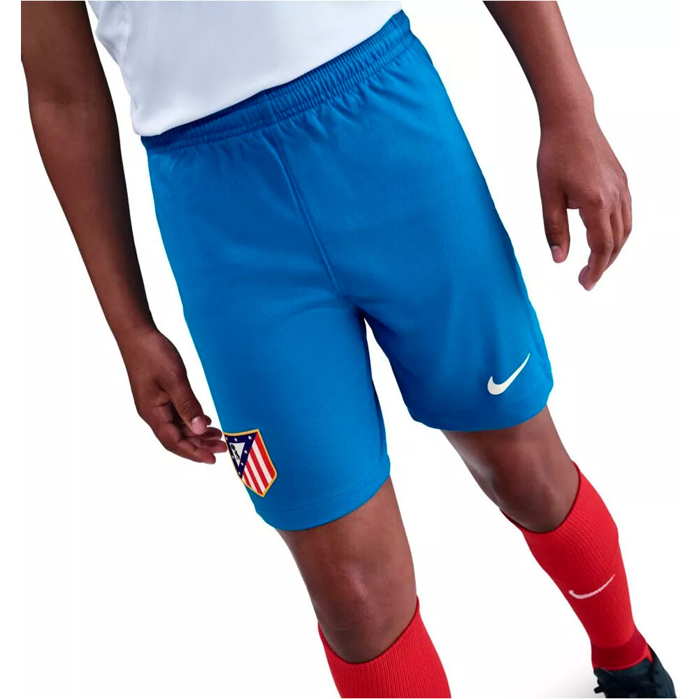 Nike pantalones fútbol oficiales niño ATM Y NK DF SHORT STAD 3R vista frontal