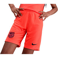 Nike pantalones fútbol oficiales niño FCB Y NK DF SHORT STAD 3R vista detalle