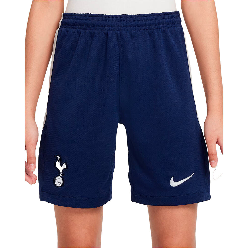 Nike pantalones fútbol oficiales niño THFC Y NK DF SHORT STAD HM vista frontal