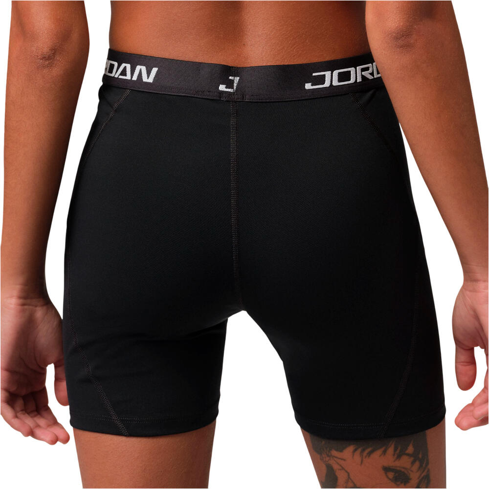 Nike pantalones y mallas cortas fitness mujer W J SPT DF HR 5IN ESS SHRT vista trasera