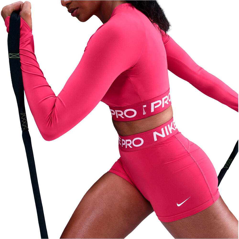 Nike pantalones y mallas cortas fitness mujer W NP 365 SHORT 3IN 04