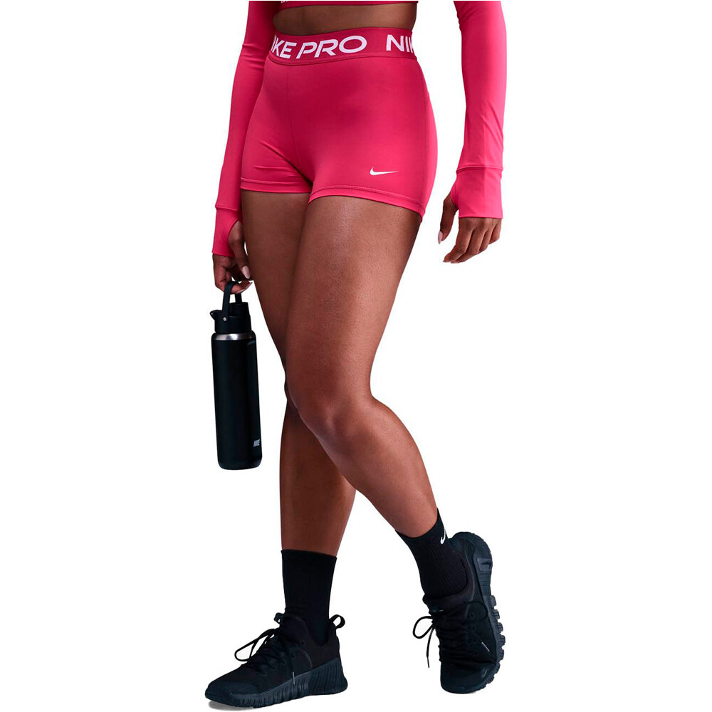 Nike pantalones y mallas cortas fitness mujer W NP 365 SHORT 3IN vista frontal