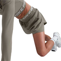Nike pantalones y mallas cortas fitness mujer W NP DF 2IN1 SHORT TT 04
