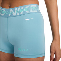 Nike pantalones y mallas cortas fitness mujer W NP DF MR 3IN SHORT TT vista detalle
