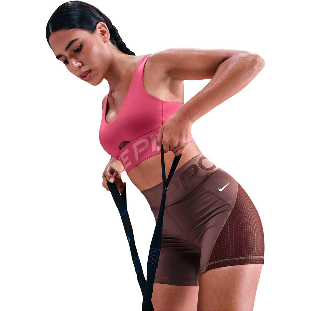 Nike pantalones y mallas cortas fitness mujer W NP DF SCULPT HR 5IN SHORT G 04