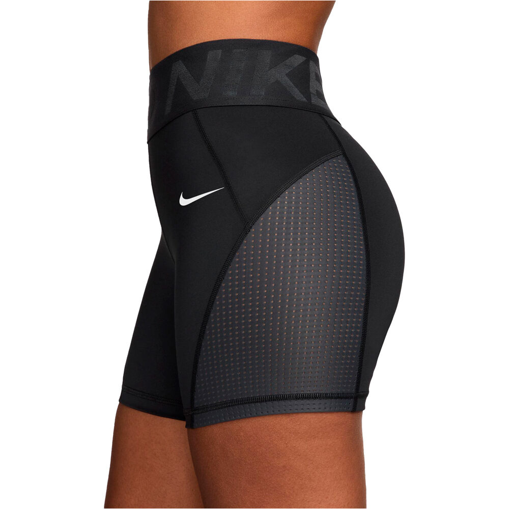 Nike pantalones y mallas cortas fitness mujer W NP DF SCULPT HR 5IN SHORT G vista detalle